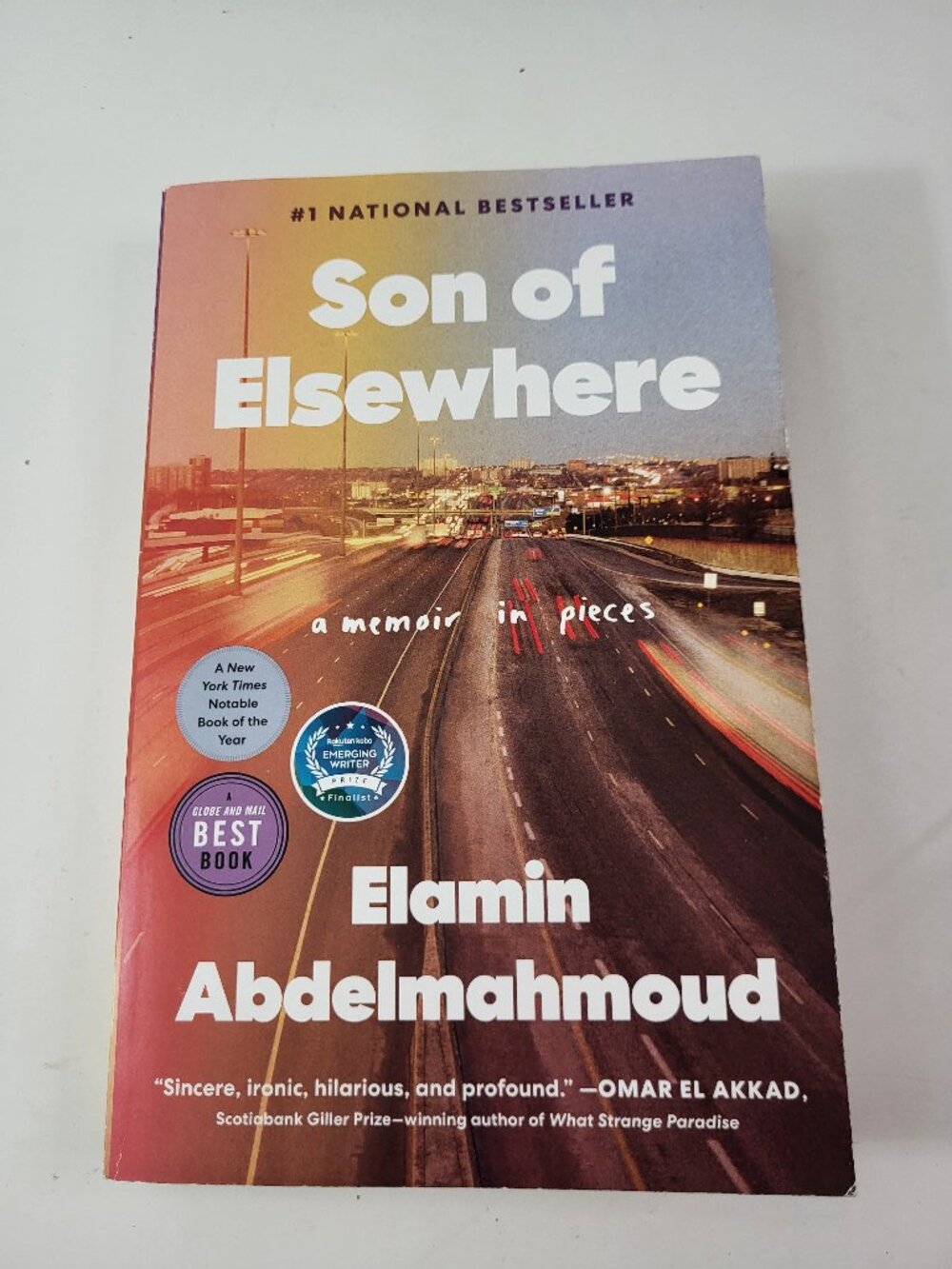 Signed Son of Elsewhere Elamin Abdelmahmoud 1st Edition Canadian Hardcover Mem